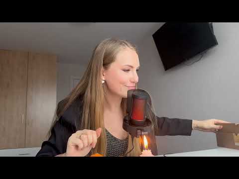 Видео: ASMR обзор покупок АСМР итинг 🍊 мандарины
