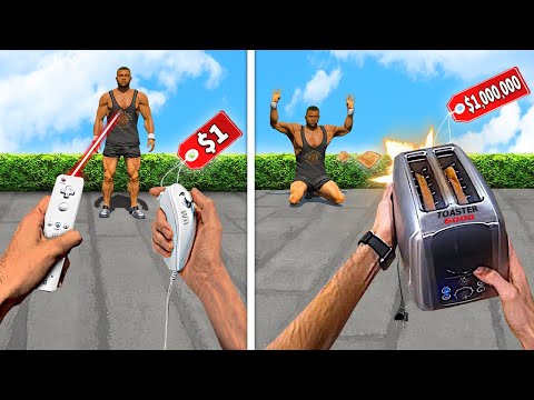 Видео: ПРОКАЧАЛ ОРУЖИЕ ЗА $1 ДО ОРУЖИЯ ЗА $1,000,000 в ГТА 5 ОНЛАЙН! (GTA 5 ONLINE)
