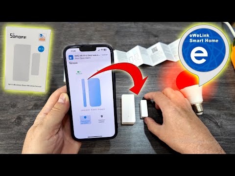 Видео: Wifi датчик двери окна Sonoff. БЕСПЛАТНЫЙ КОНТРОЛЬ за домом, квартирой, из ЛЮБОЙ ТОЧКИ МИРА