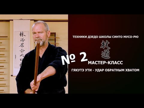 Видео: №2. УДАР ОБРАТНЫМ ХВАТОМ. МАСТЕР-КЛАСС - ТЕХНИКИ ДЗЕДО ШКОЛЫ СИНТО МУСО-РЮ