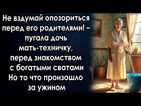 Видео: Не вздумай опозориться перед его родителями! – пугала дочь мать-техничку перед знакомство с сватами