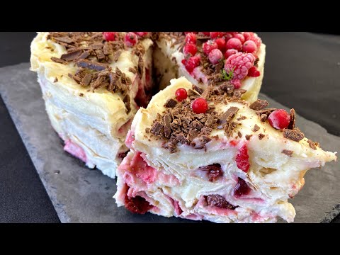 Видео: Без ДУХОВКИ!!! ФАНТАСТИЧЕСКИЙ ВКУСНЫЙ ТОРТ! Тает во Рту! Бюджетный Рецепт Торт! Без Миксера!