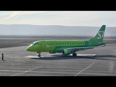 Видео: Embraer 170 а/к S7 Airlines | Рейс Новосибирск – Кызыл