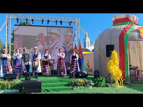 Видео: Народный ансамбль народной музыки "ГудскI гармонiк" на "Дожинках-2025" в Волковыске