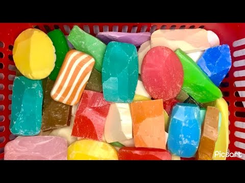 Видео: ASMR 🧼🔥🎶Cutting dry leftover,very dry 🔥crispy soap 🎶❤️🩷🤍💛💚🧡🤎Резка сухих обрезков 🔥🫶🏻🍭