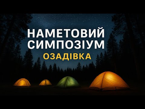 Видео: Наметовий симпозіум в Озадівці. Сімейний відпочинок.