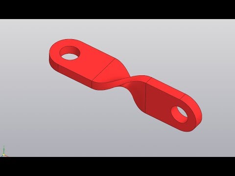 Видео: Видеоуроки Компас 3D V18. Деформация детали в Компас 3D