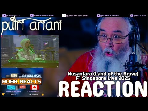 Видео: Putri Ariani - Nusantara (Земля храбрых) | F1 Singapore Live 2025 | Реакция - Требуется!