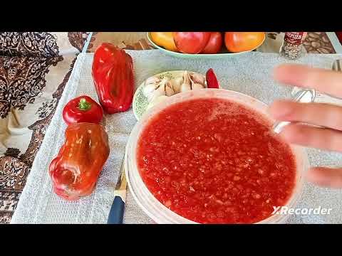 Видео: Сырая аджика. Рецепт без варки!