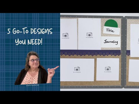 Видео: Простой скрапбукинг: начните с этих готовых дизайнов!