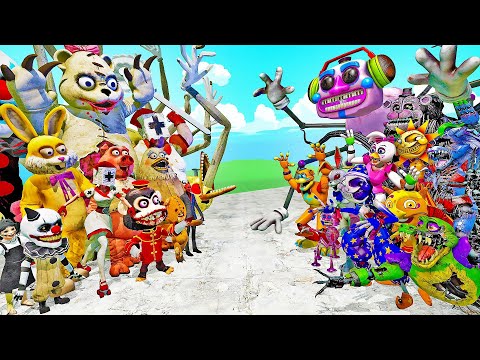 Видео: ВСЕ АНИМАТРОНИКИ ФНАФ 9 ПРОТИВ ВСЕХ ПЕРСОВ DARK DECEPTION 1-4 В ГАРРИС МОД! FNAF 9 В Garry`s Mod!