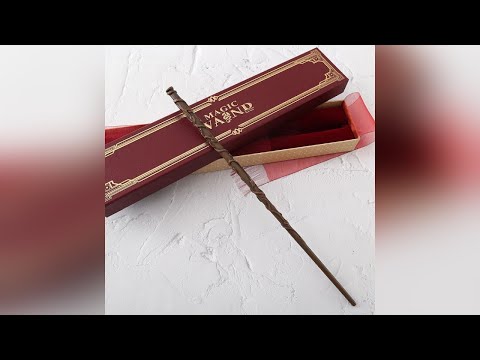 Видео: ВОЛШЕБНАЯ ПАЛОЧКА ГЕРМИОНЫ ИЗ ГАРРИ ПОТТЕРА РАСПАКОВКА И ОБЗОР