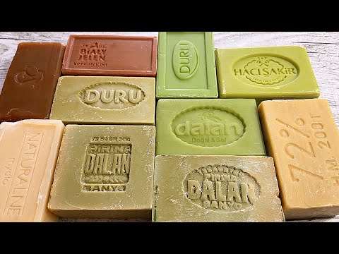 Видео: ASMR soap cutting Резка мыла АСМР💚