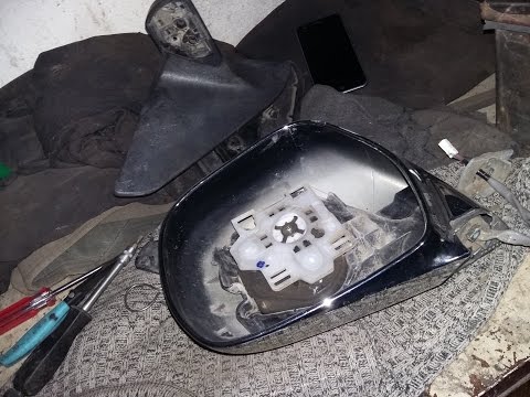 Видео: Поэтапная разборка боковых зеркал.Toyota land Cruiser Prado 120