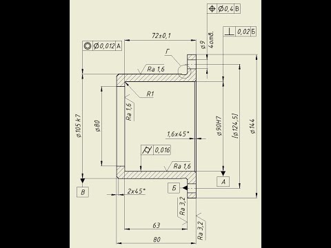 Видео: Построение чертежа в Autodesk Inventor