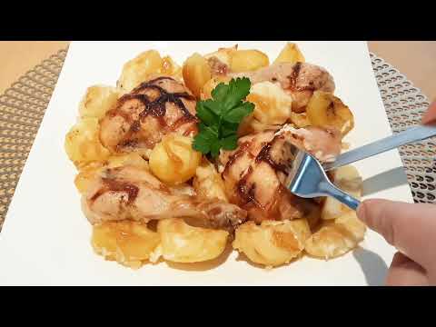 Видео: #Попробуйте! Курочка с картошкой в духовке Вкусно и быстро!ChickenwithpotatoesintheovenTastyandfast!