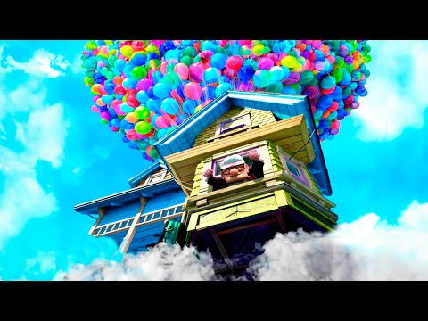 Видео: Никто не понимал зачем этот старик привязывает к своему дому сотни воздушных шаров