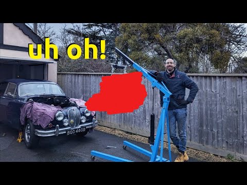 Видео: Jaguar MK2 | Вытаскиваем сломанный двигатель