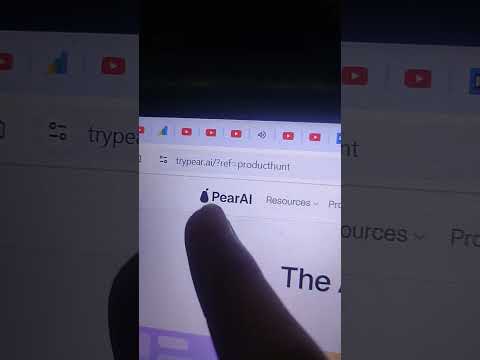 Видео: Редактор кода Pear AI с открытым исходным кодом для ИИ-разработки приложений для ускорения разраб...