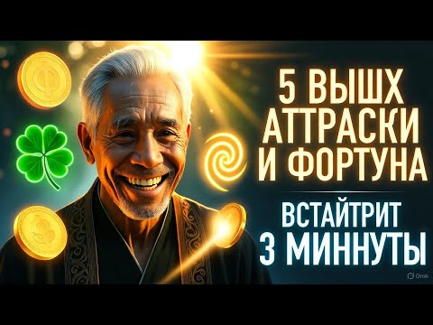 Видео: 🔥 5 СПОСОБОВ ПРИВЛЕЧЬ УДАЧУ ВСЕГО ЗА 3 МИНУТЫ