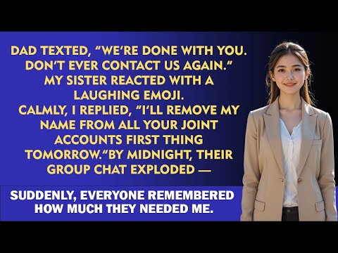 Видео: Отец написал: «Мы разрываем все связи. Никогда не возвращайся». И тут моя сестра отреагировала в ...