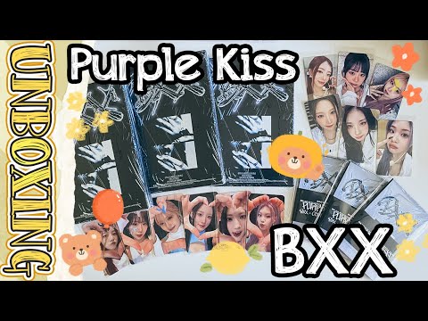 Видео: ~ Purple Kiss - BXX 🐳 | Распаковка, заряженная на удачу ~