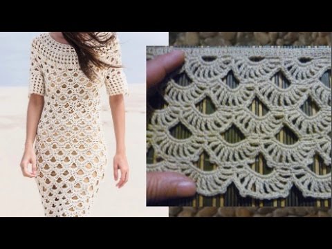 Видео: Узор для платья крючком