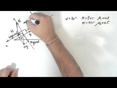 Видео: Физика. Решение задач.Наклонная плоскость .2021 -4