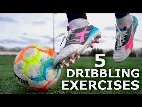 Видео: Как улучшить контроль мяча | 5 упражнений на дриблинг для футболистов