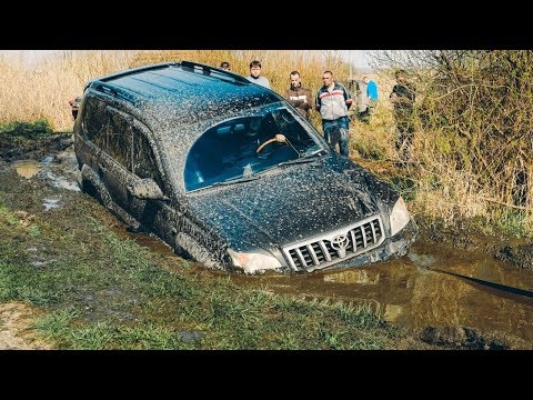 Видео: ПОПЫТКА ДОЕХАТЬ до дачи на TOYOTA PRADO 120 вместе  НИВАМИ и УАЗАМИ на М/Т резине!