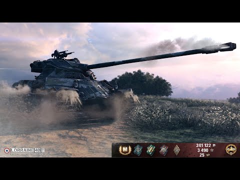 Видео: Lorraine 40 t-лора 40т. Отличный прем танк для фарма.World of Tanks #wot #worldoftanks