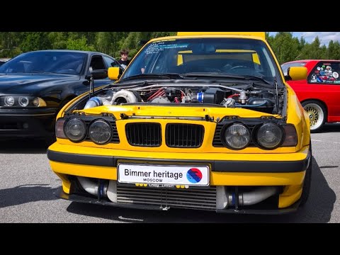 Видео: BMW M5 E34 1000 сил