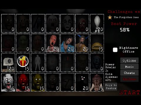 Видео: Slendrina's Freakish Friends and Family Night - Сhallenge "The Forgotten Ones"