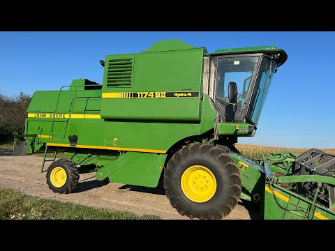 Видео: Ексклюзив!! Гідрохід John Deere 1174 s2 hydro4 з Німеччини! Двигун 150к.с 4,25м жатка  1991рік 
