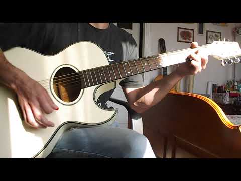 Видео: Кино Нам с Тобой cover (Washburn ea40 1988)