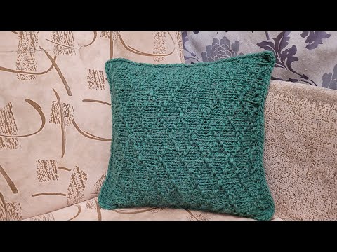 Видео: Преображение старой подушки.Чехол для подушки спицами мастеркласс
