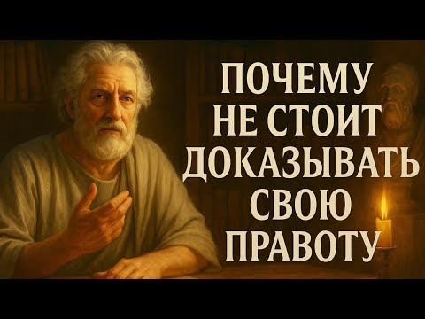 Видео: Мудрость стоиков: Почему не нужно никому ничего доказывать