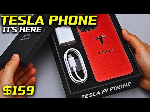 Видео: Tesla Pi Phone 2026 за 159 долларов: корпус из титана-графена, самовосстанавливающаяся пломба, 7-...