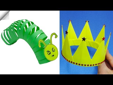 Видео: 13 идей поделок бумаги | 13 поделки поделки из бумаги бумажные игрушки