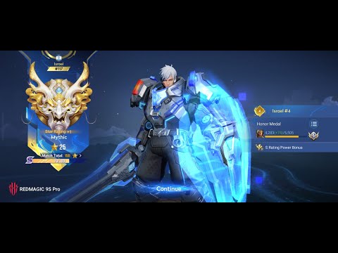 Видео: Я Митик (Грандмастер 25 звёзд) в игре Honor of Kings.