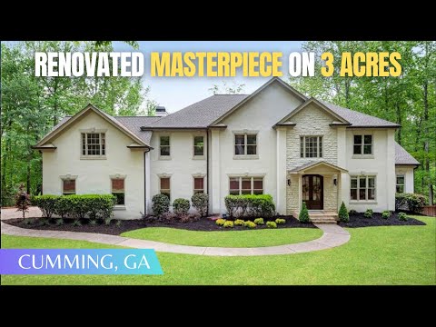 Видео: Великолепный полностью отремонтированный дом на участке площадью 3 акра с 2 основными спальнями и...