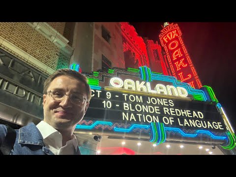 Видео: Оакленд. Концерт Тома Джонса в театре «Fox Oakland».