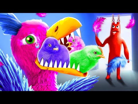 Видео: Опила птица стала мамой! Строим секретные домики для животных