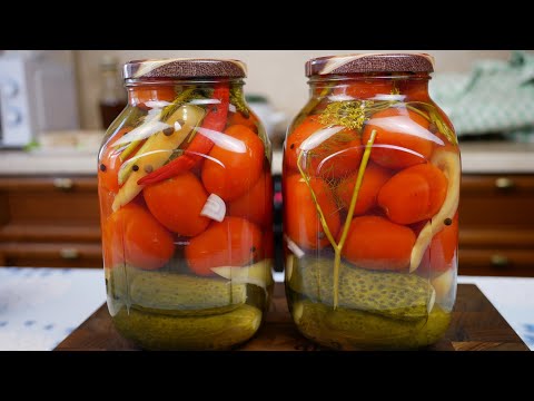 Видео: Самые вкусные в мире МАРИНОВАННЫЕ помидоры и огурцы на зиму, цыганка готовит.