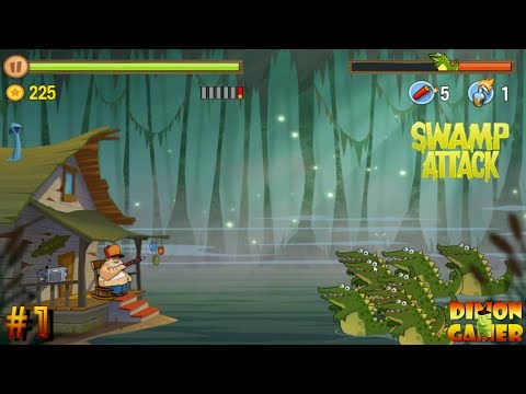 Видео: Прохождение игры Swamp Attack (Android) #1 (Возвращение на Болото!)