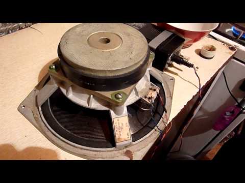 Видео: VovaMasterZvuk -  Реанимация центрирующей шайбы динамика, определение полярности.