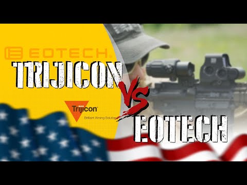 Видео: Порівняння легендарних оптичних систем EOTech та Trijicon