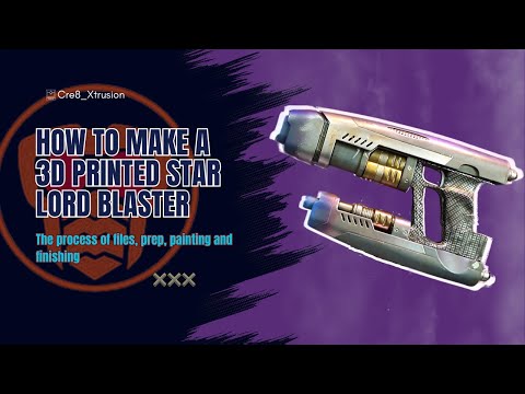 Видео: Как сделать бластер из «Звездных лордов» на 3D-принтере