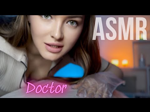 Видео: АСМР Нежный приём врача-косметолога ASMR Dermatologist Role Play Face treatment