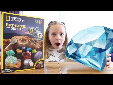Видео: НАШЛИ НАСТОЯЩИЙ БРИЛЛИАНТ 💎 Набор Драгоценные камни National Geographic